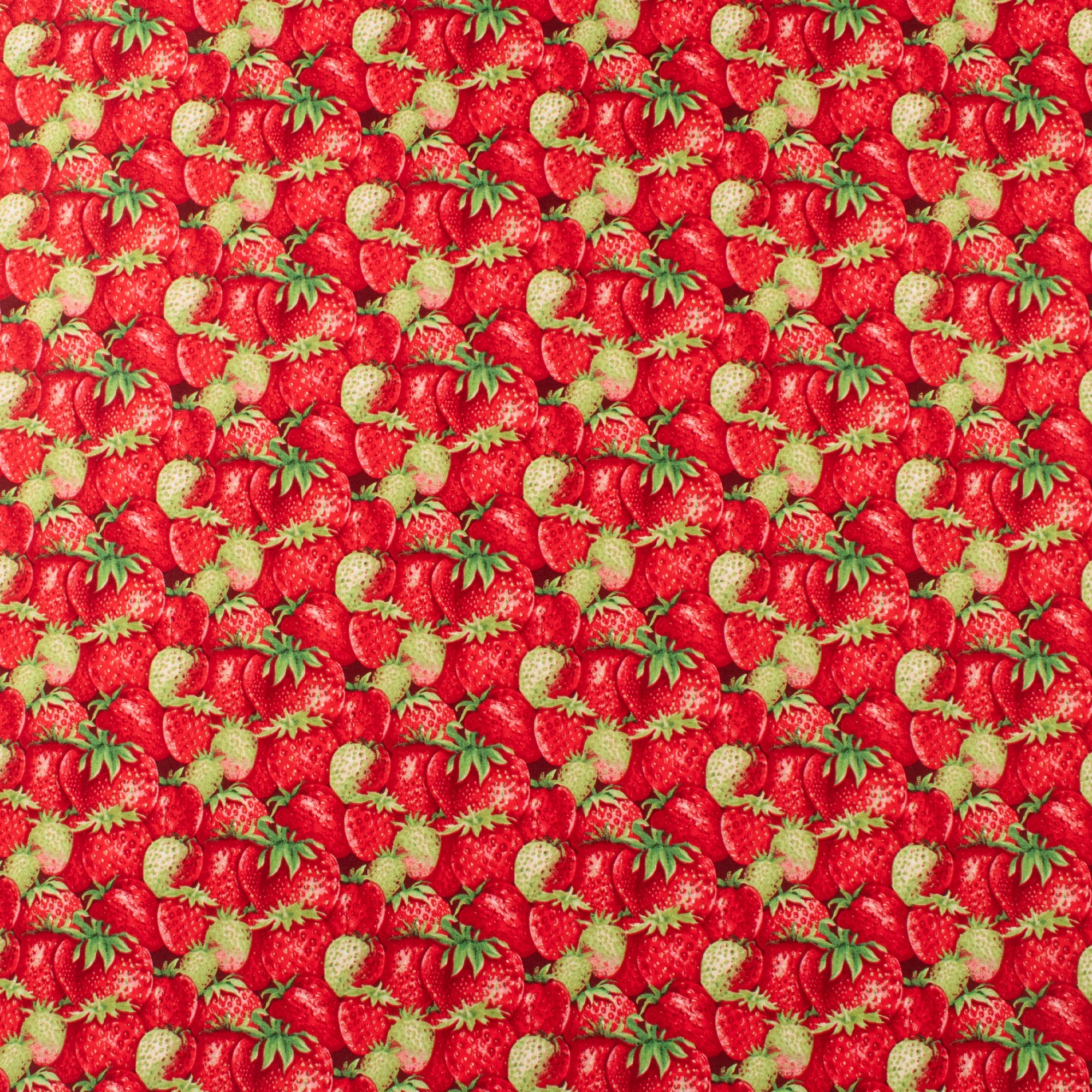 Henry Glass - Printed Cotton - BERRY BESTIES - 002 - Red