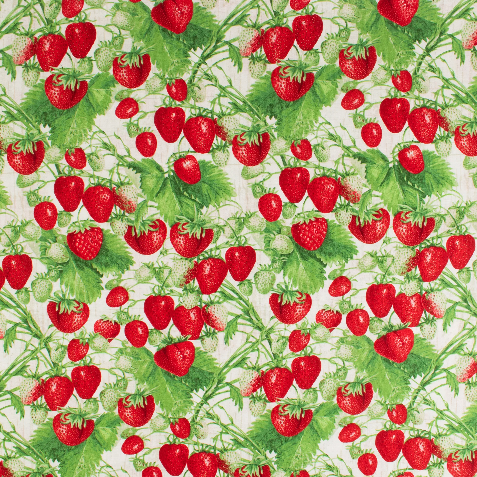 Henry Glass - Printed Cotton - BERRY BESTIES - 006 - Offwhite