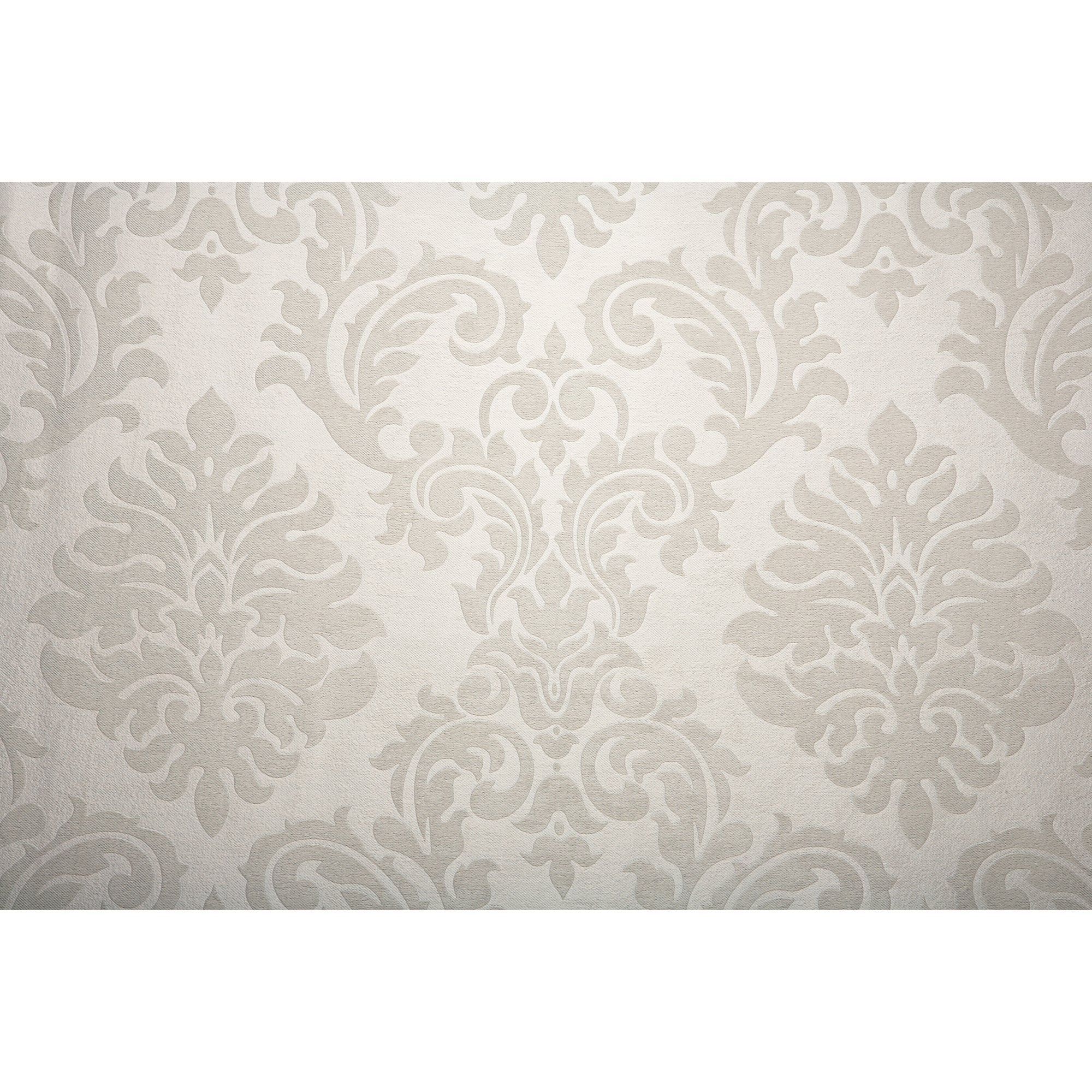 Hidden Tab curtain panel - Rococo - Ivory - 50 x 95'' - Image 3
