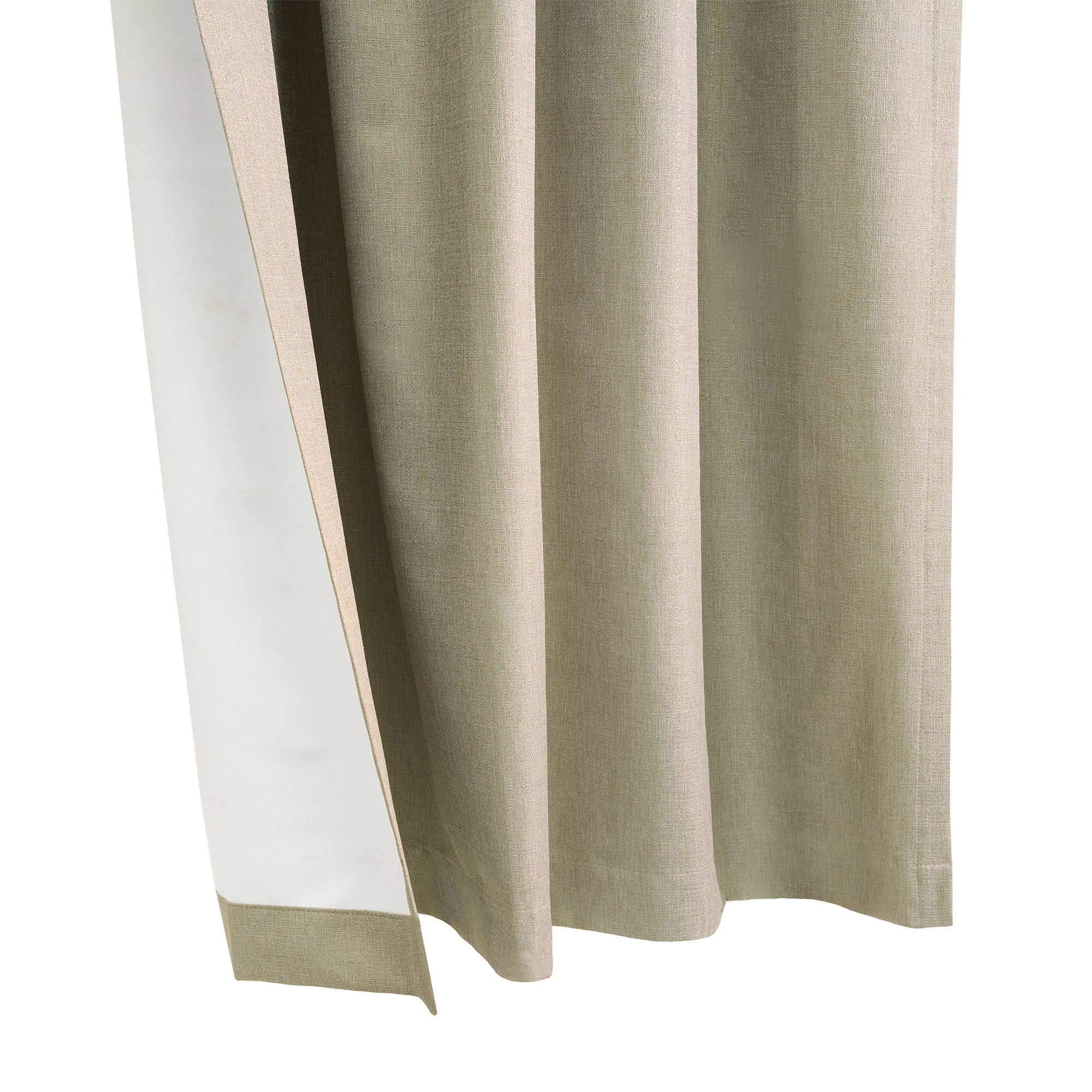 Hidden Tab curtain panel - Sutton - Oatmeal - 52 x 84'' - Image 3