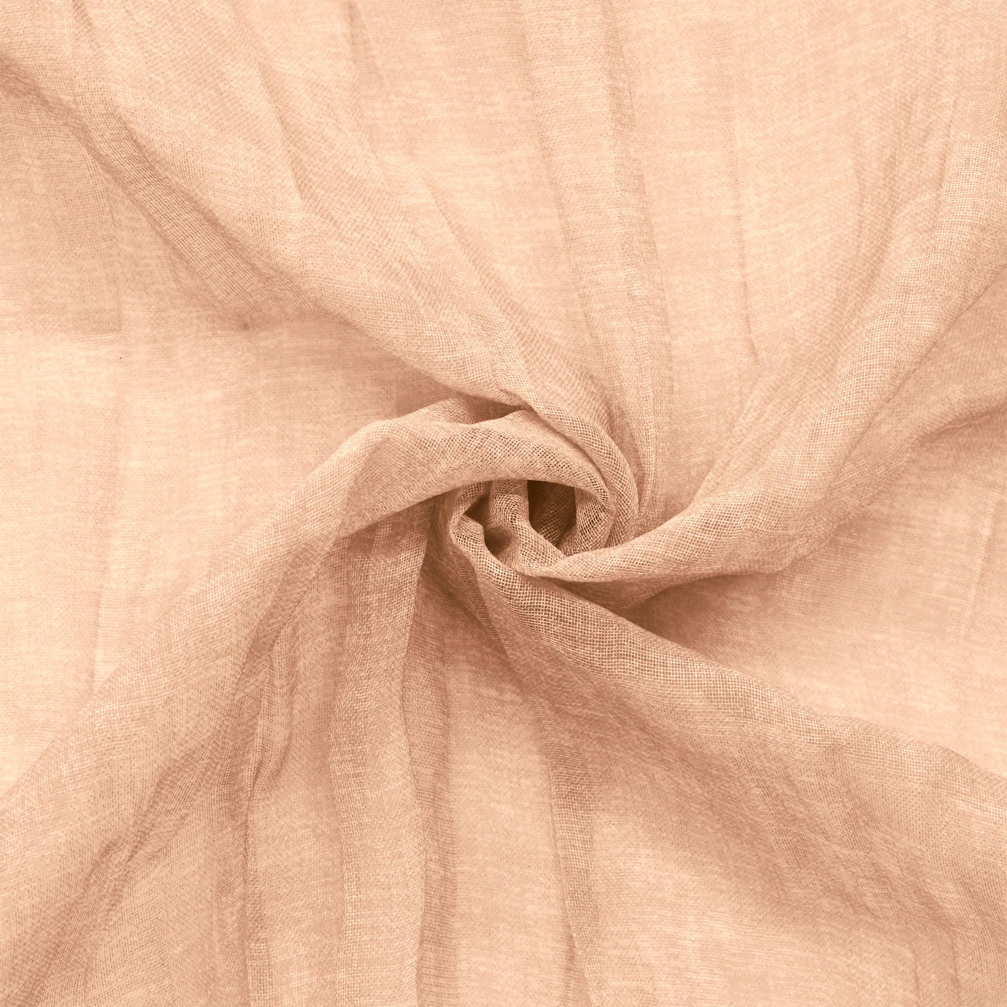 Hidden Tab Sheer panel - Paloma - Apricot - Image 2