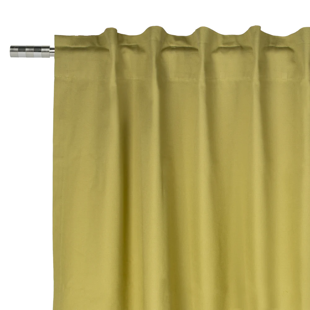 Hidden Tabs curtain panel - Lyons - Green