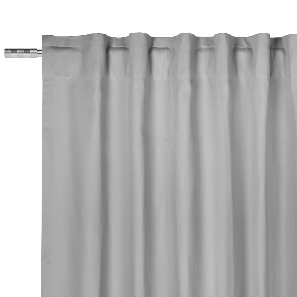 Hidden Tabs curtain panel - Lyons - Grey