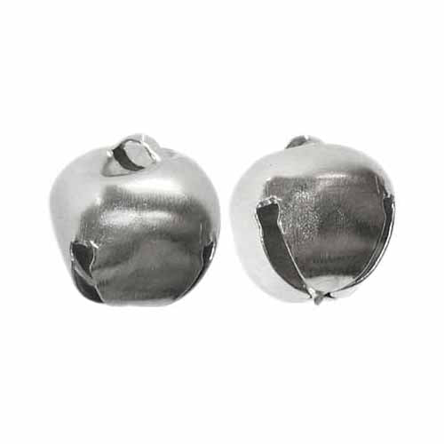 HOBBY Jingle Bells Silver - 15mm - 6 pcs