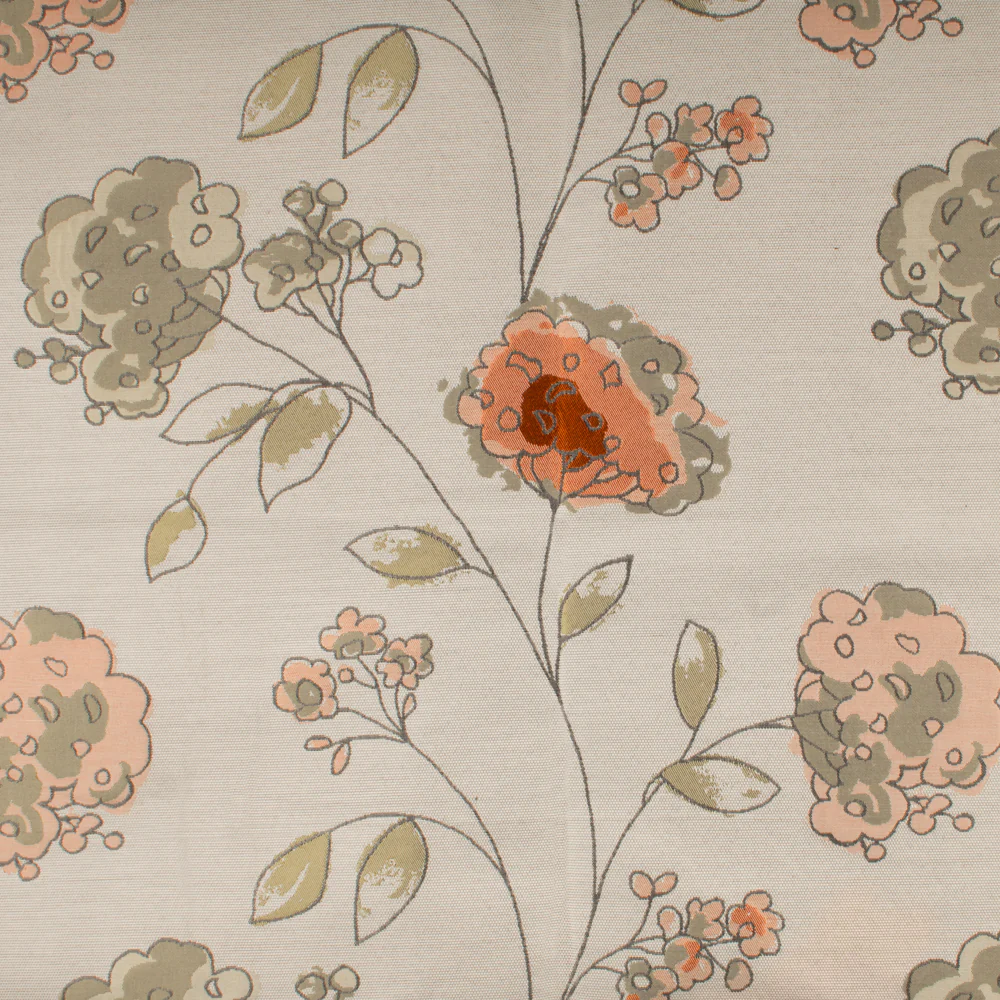 Home Decor Fabric - Aura - Floral Coral