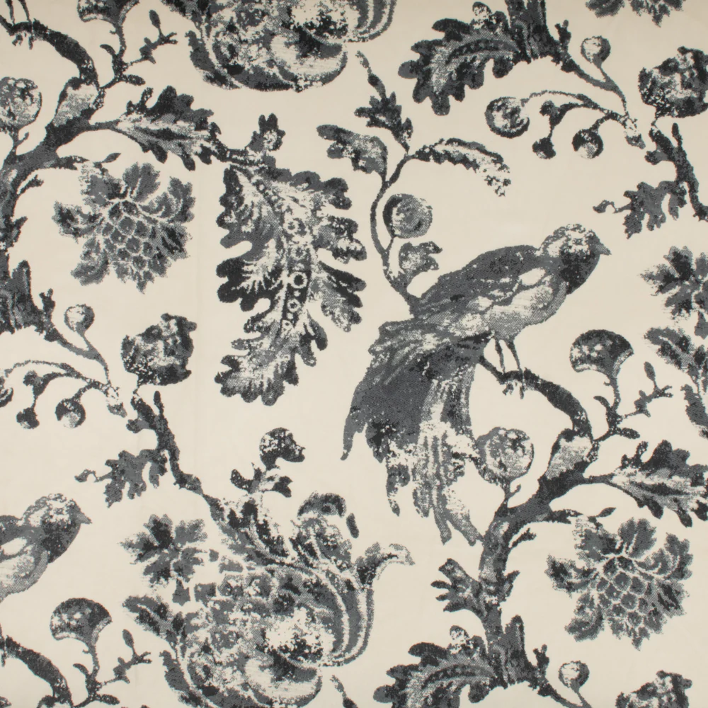 Home Decor Fabric - Asia - Printed Velvet Namiko Storm