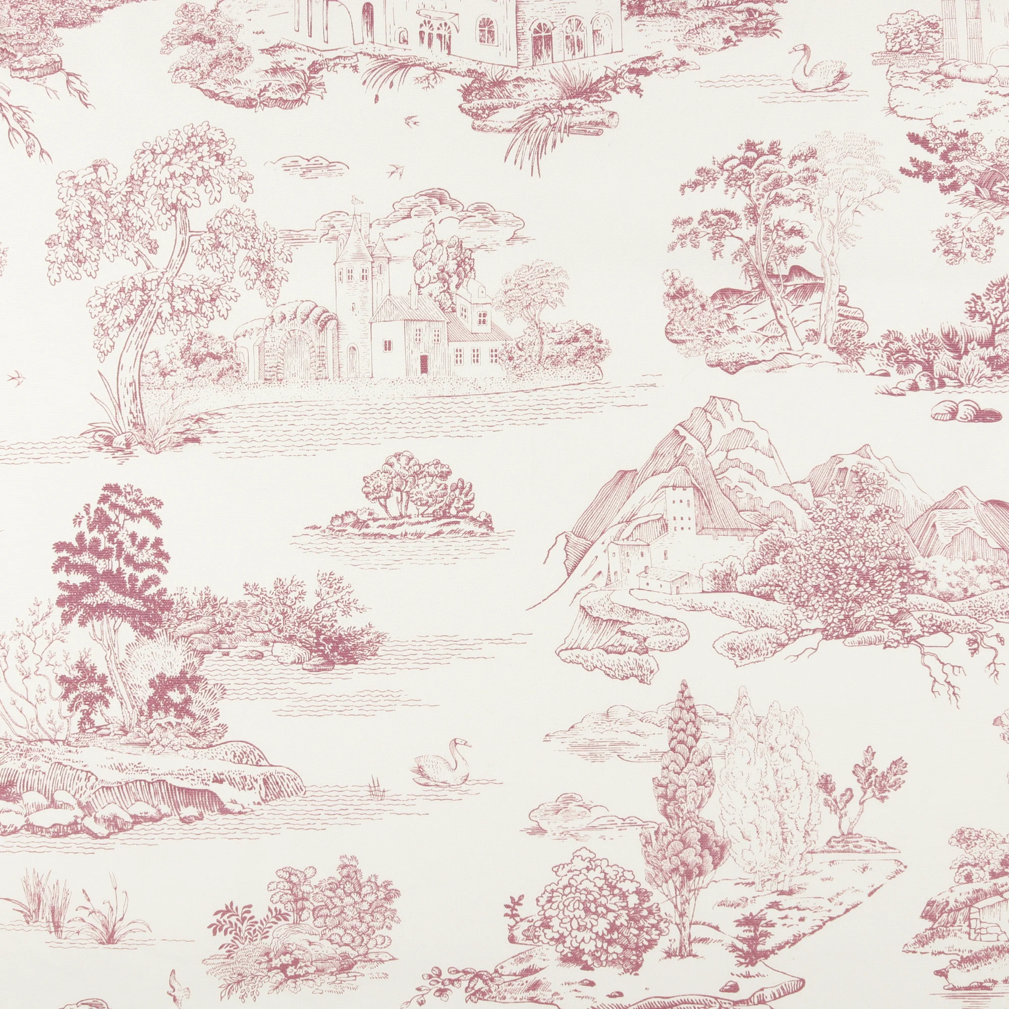 Home Decor Fabric - Bella Casa - Printed Canvas - Rose I