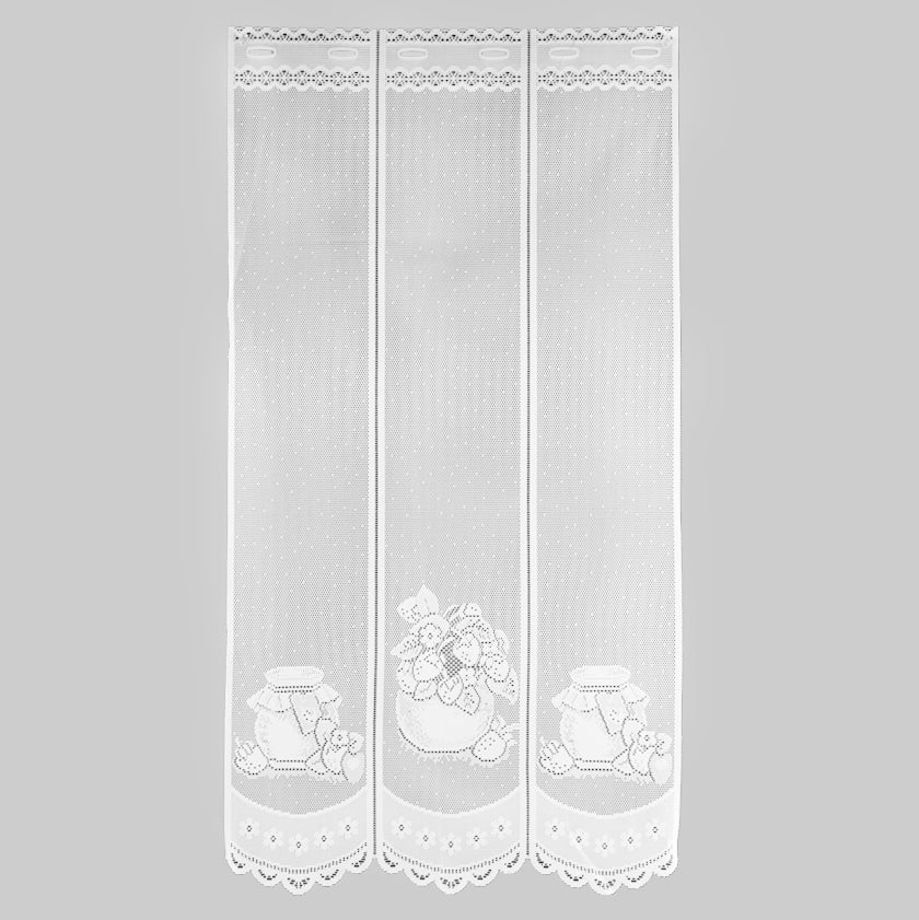 Home Decor Fabric - Café lace - Fruits White