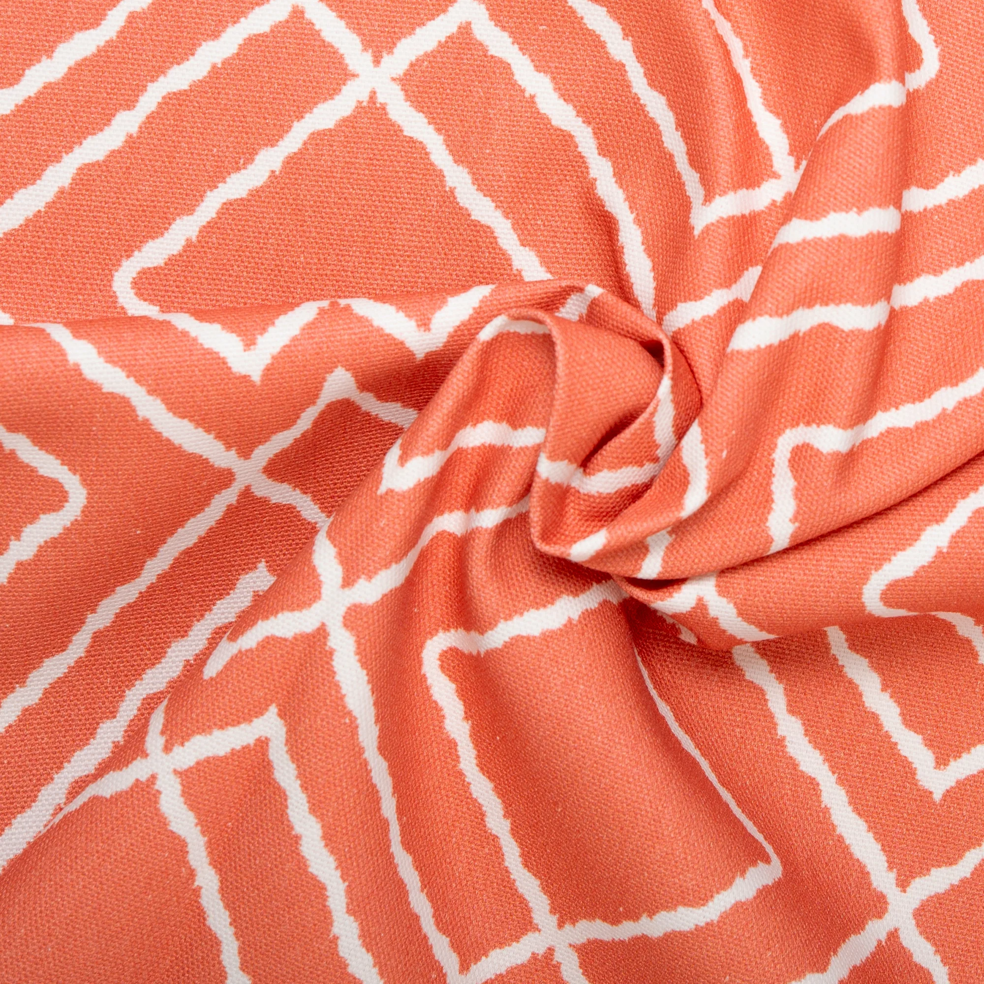 Home Decor Fabric - California - Jacava Upholstery Fabric Coral - Image 2