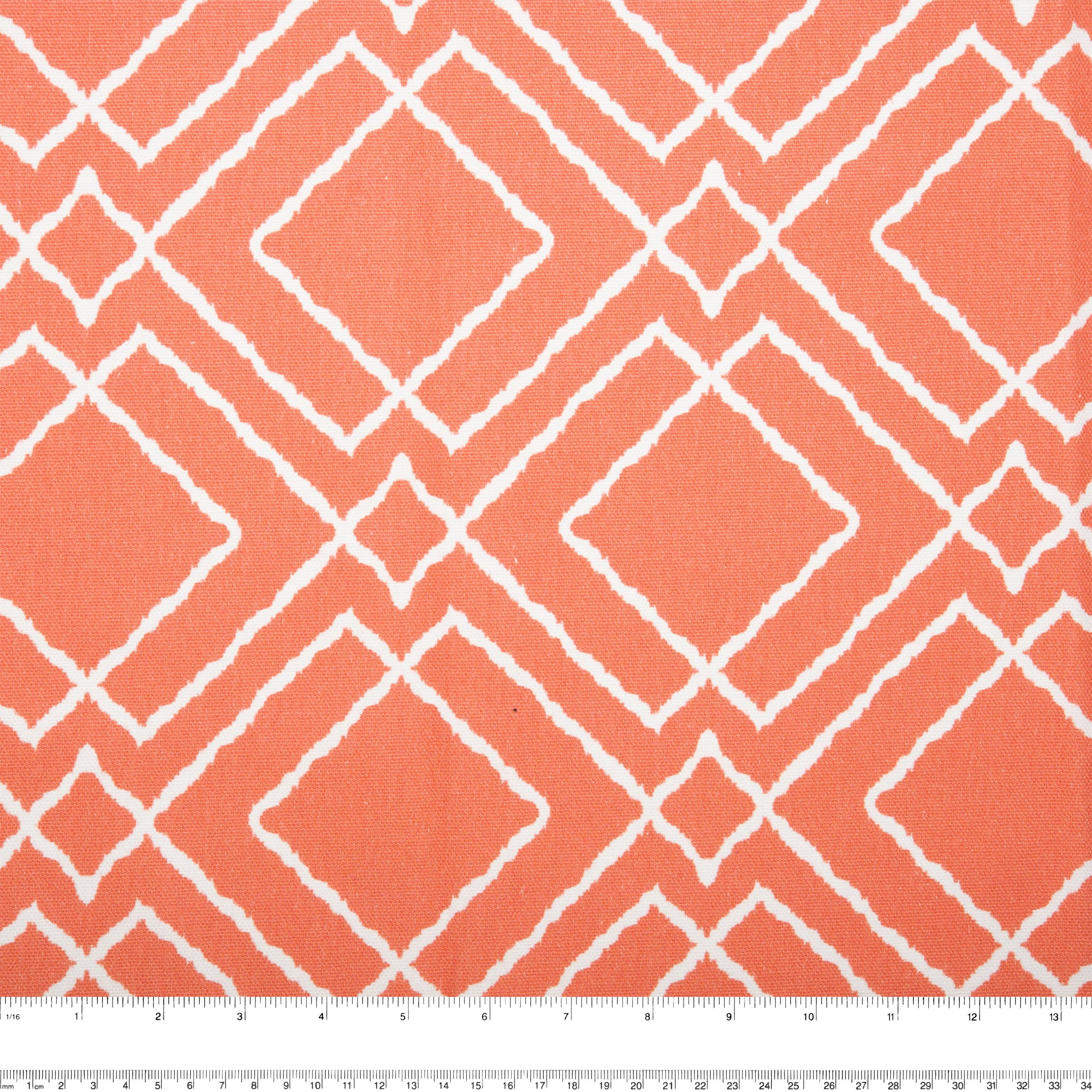 Home Decor Fabric - California - Jacava Upholstery Fabric Coral - Image 3