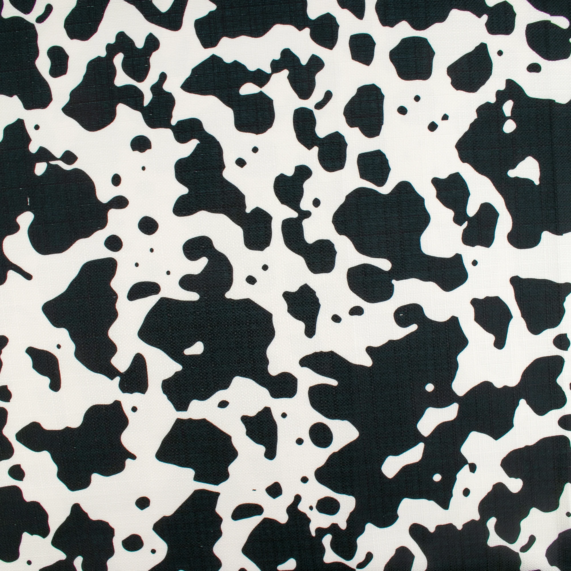 Home Decor Fabric - Bianca Collection - Cow - Black