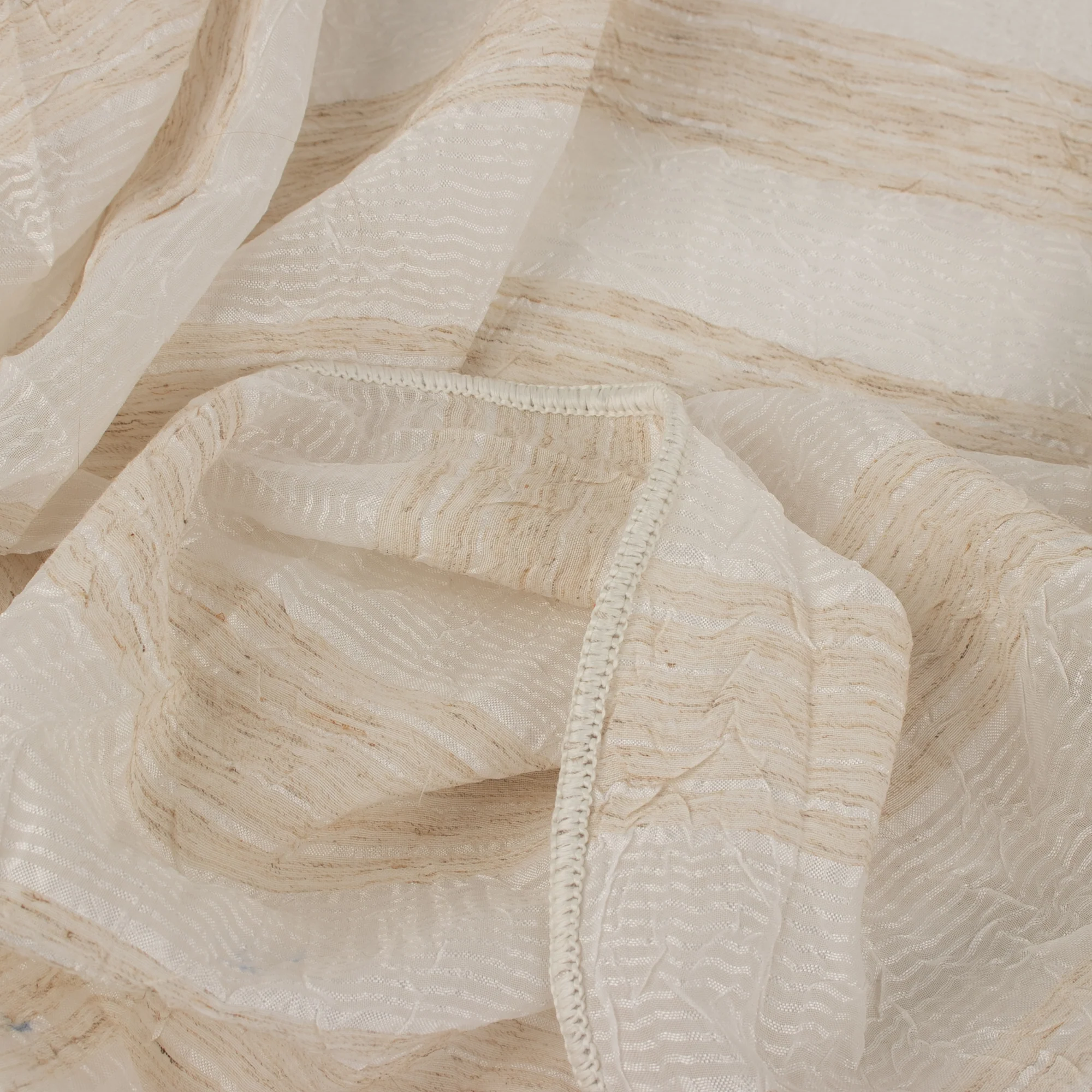 Home Decor Fabric - Designer Sheer - Wide width Lazio - Natural - Image 2