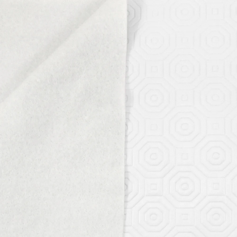 Home Decor Fabric - Utility - Foam back table protector - White - Image 3