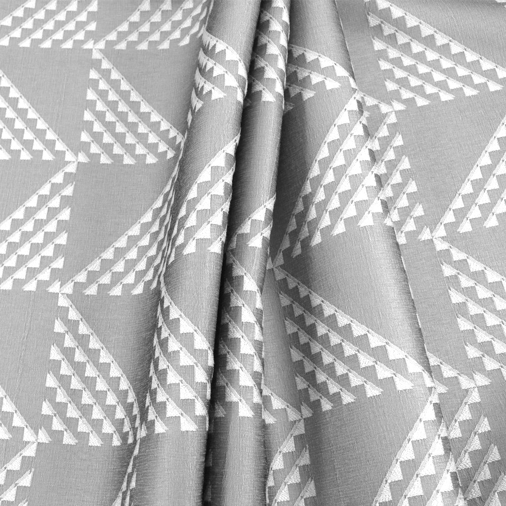 Home Decor Fabric - Stapleton - Samar II - Silver - Image 3