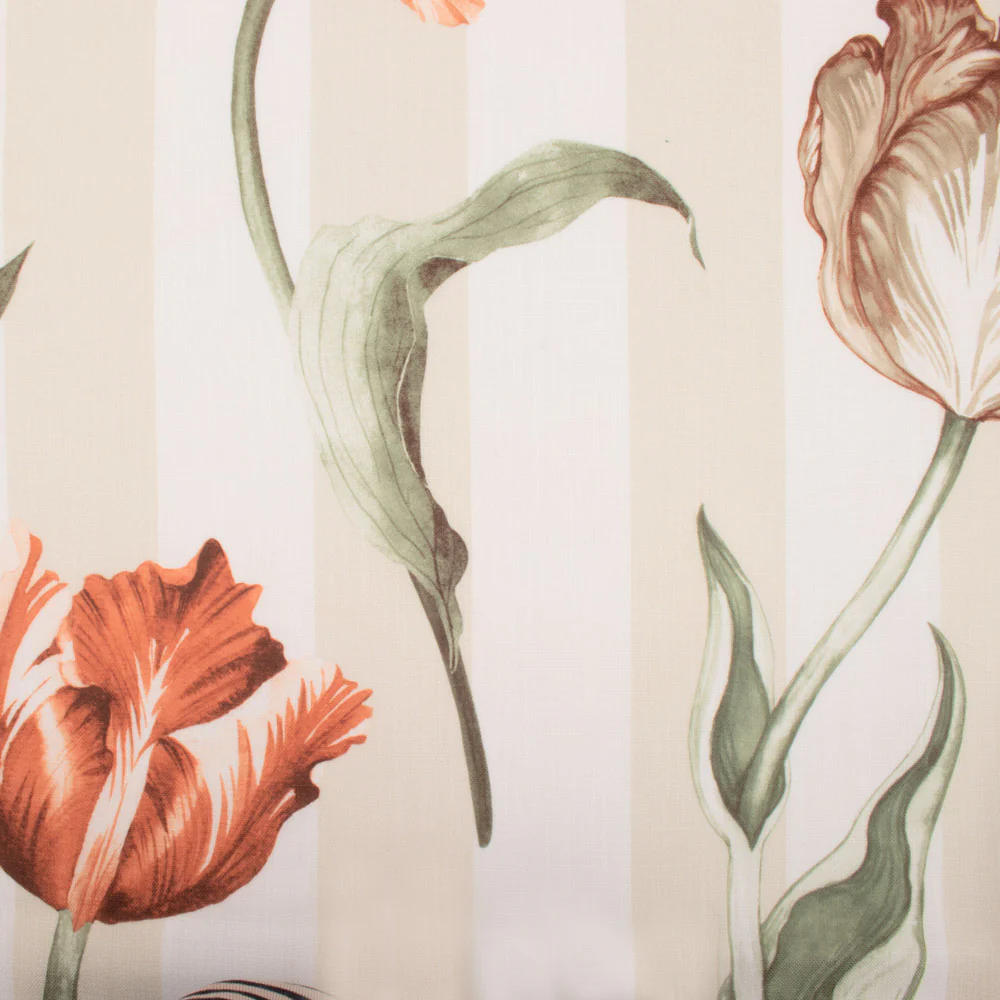 Home Decor Fabric - Nature Garden - Cassia Floral Rust