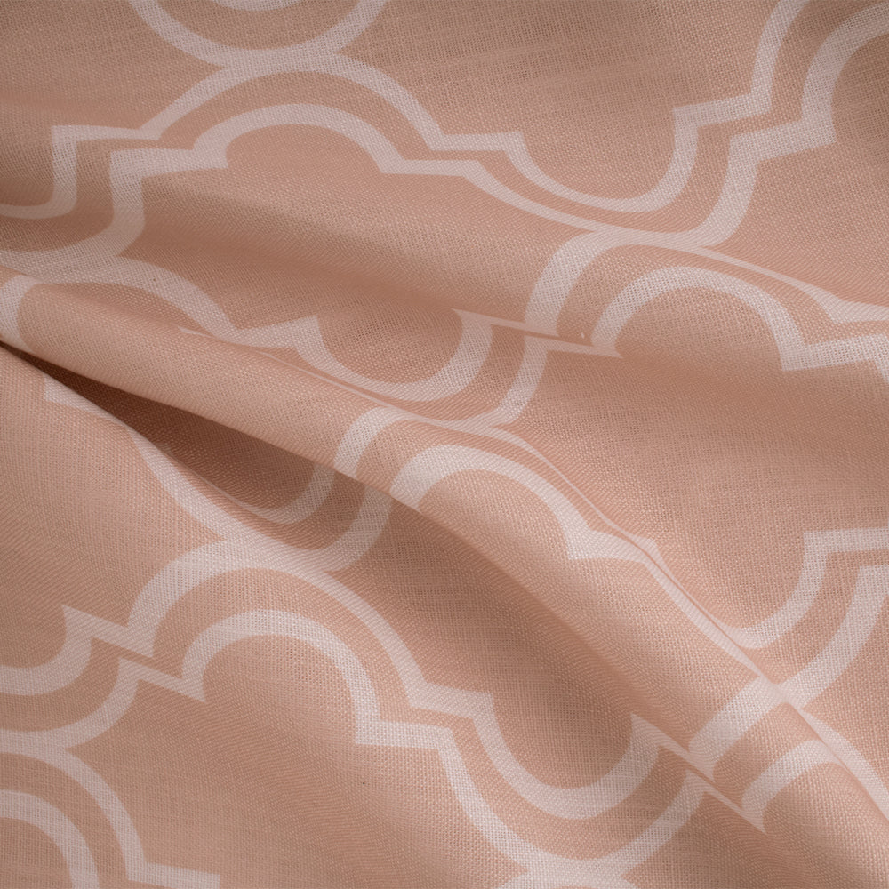 Home Decor Fabric - Poetic Romance - Trellis Roses Pink - Image 3