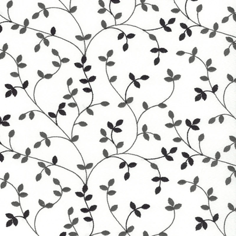 Home Decor Fabric - Seduction B27 - black, grey, white