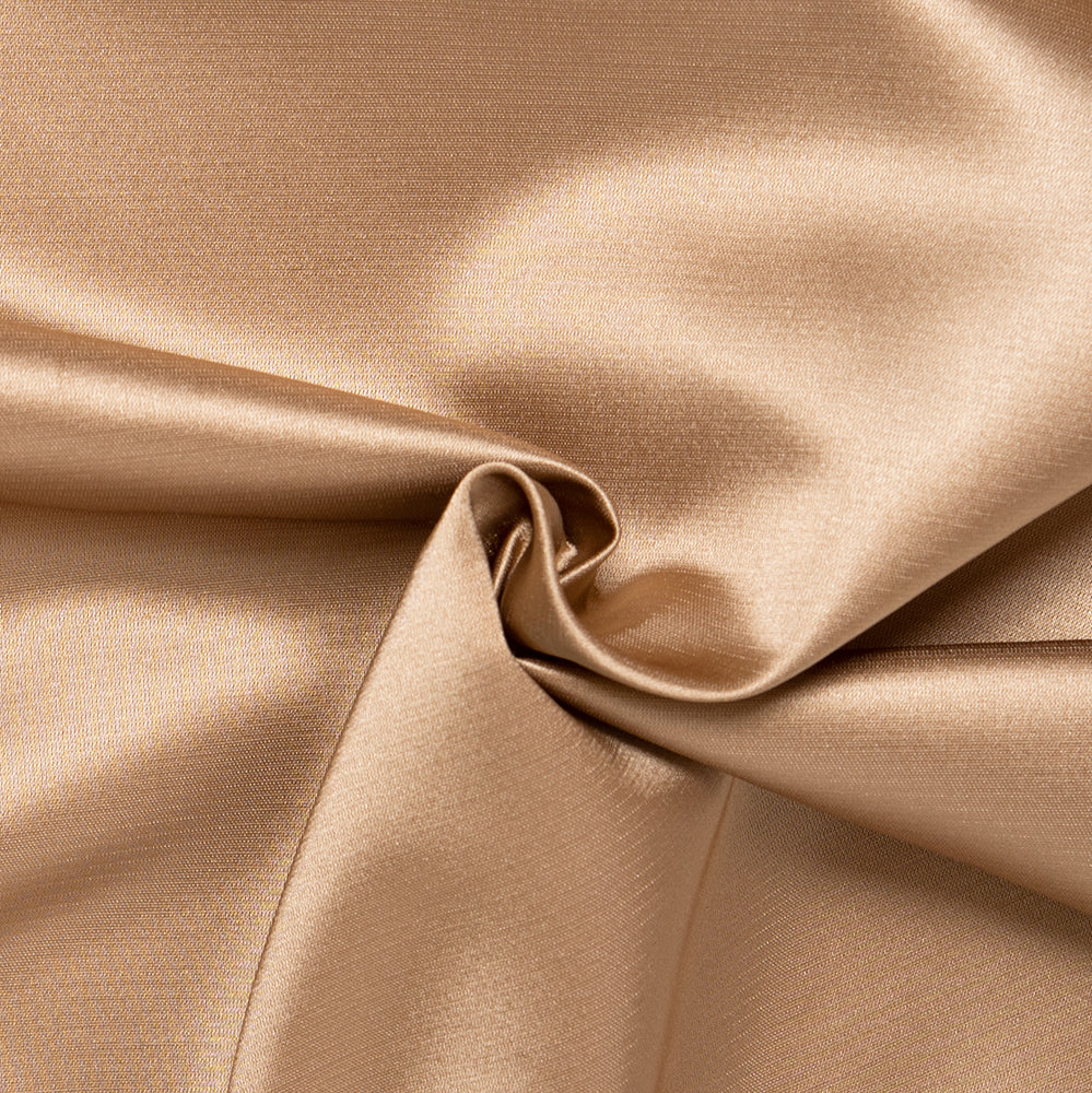 Home Decor Fabric - Urban Garden - Arya Plain Satin Gold - Image 2