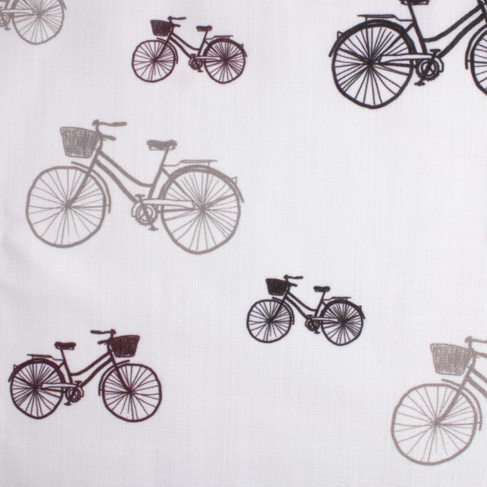 Home Decor Fabric - Urban Loft - Bicycle - Beige