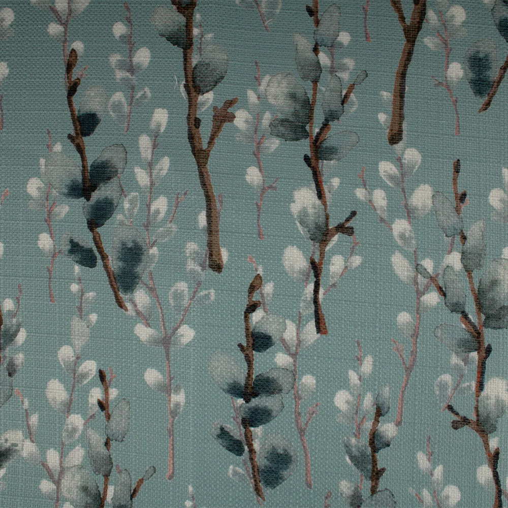 Home Decor Fabric - Bianca Collection - Puff - Aqua