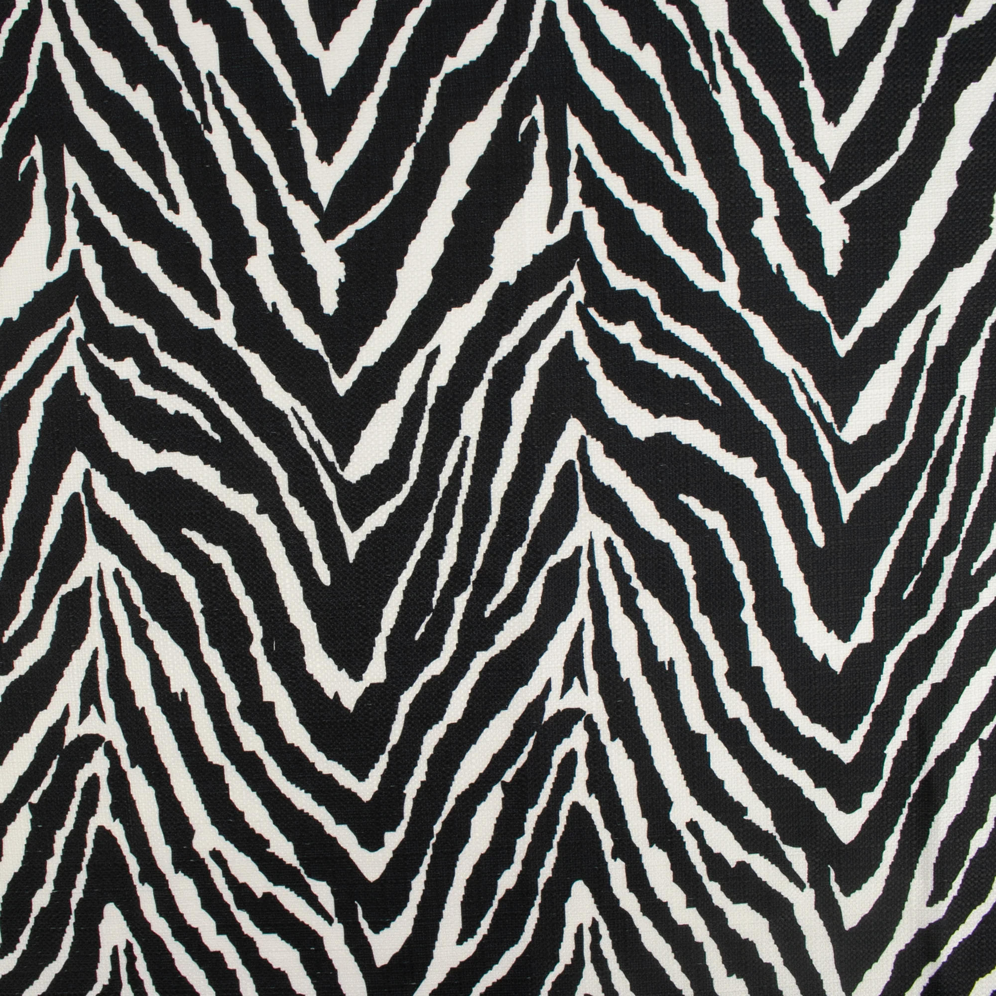 Home Decor Fabric - Bianca Collection - Zebra - Black