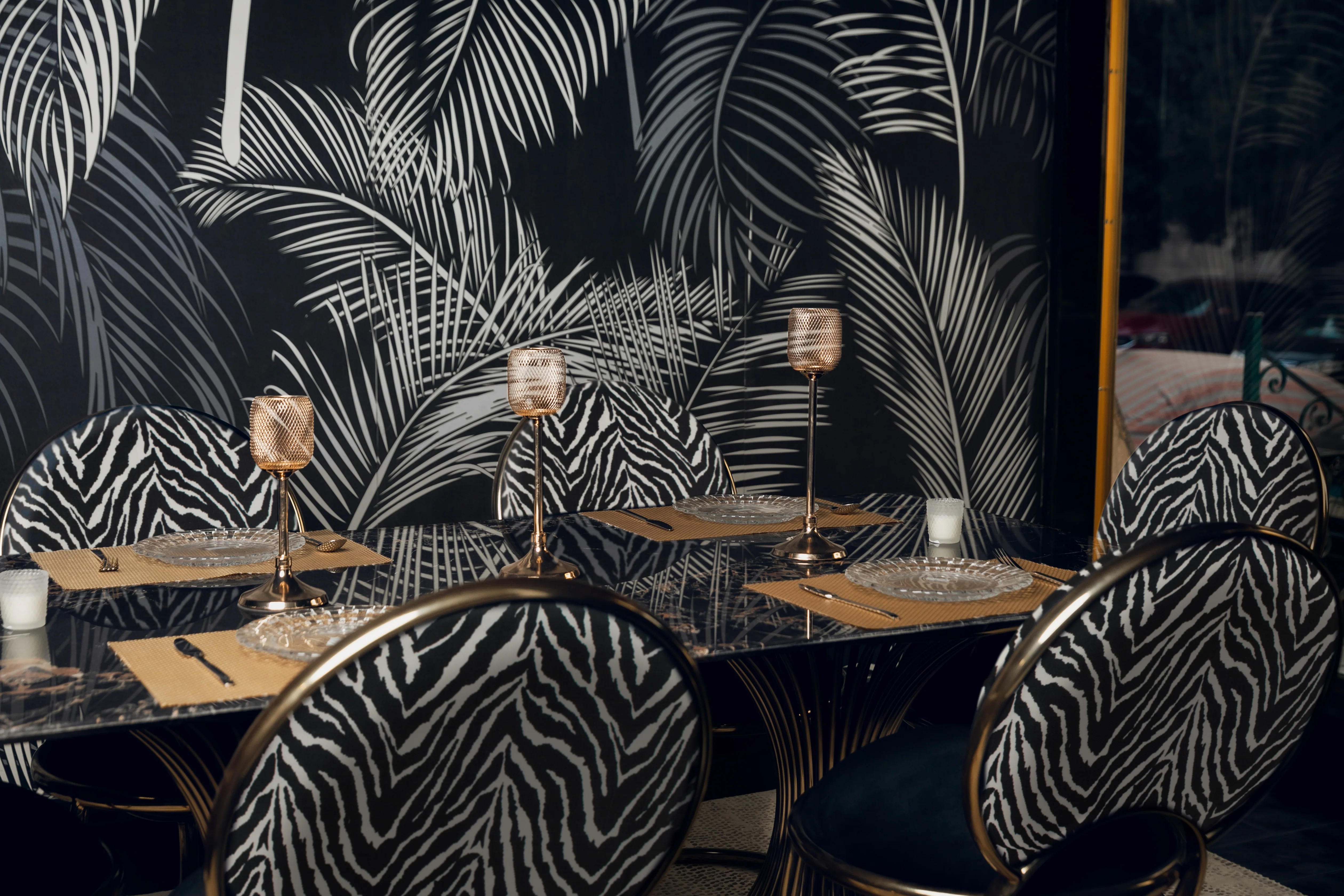 Home Decor Fabric - Bianca Collection - Zebra - Black - Image 2