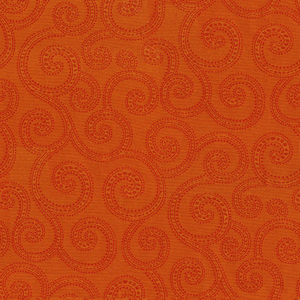 Home Decor Fabrics - Crypton Clematis 44 Pumpkin