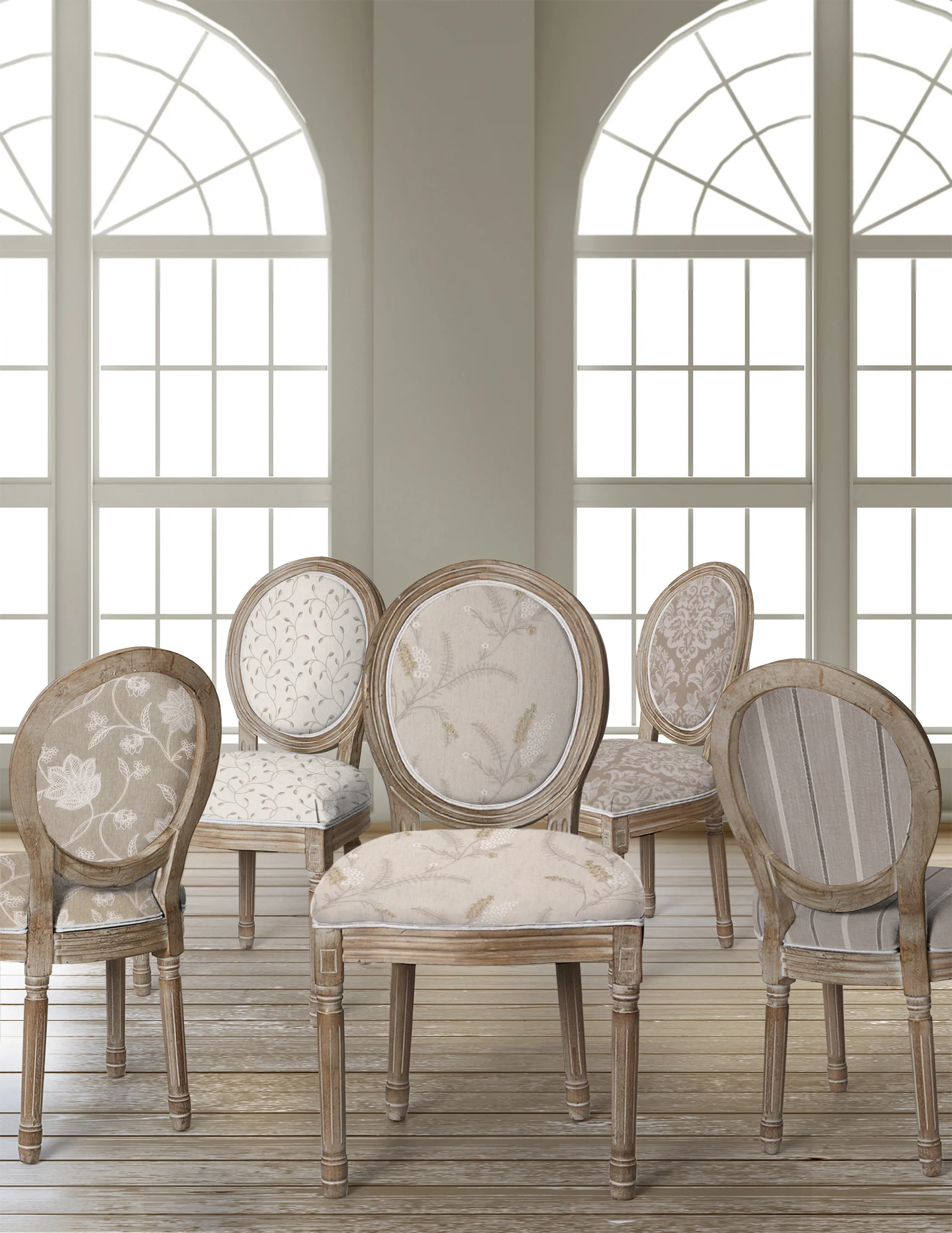 Home Decor Jacquard Fabric - Hawthorne Collection - Hillside - Beige - Image 2