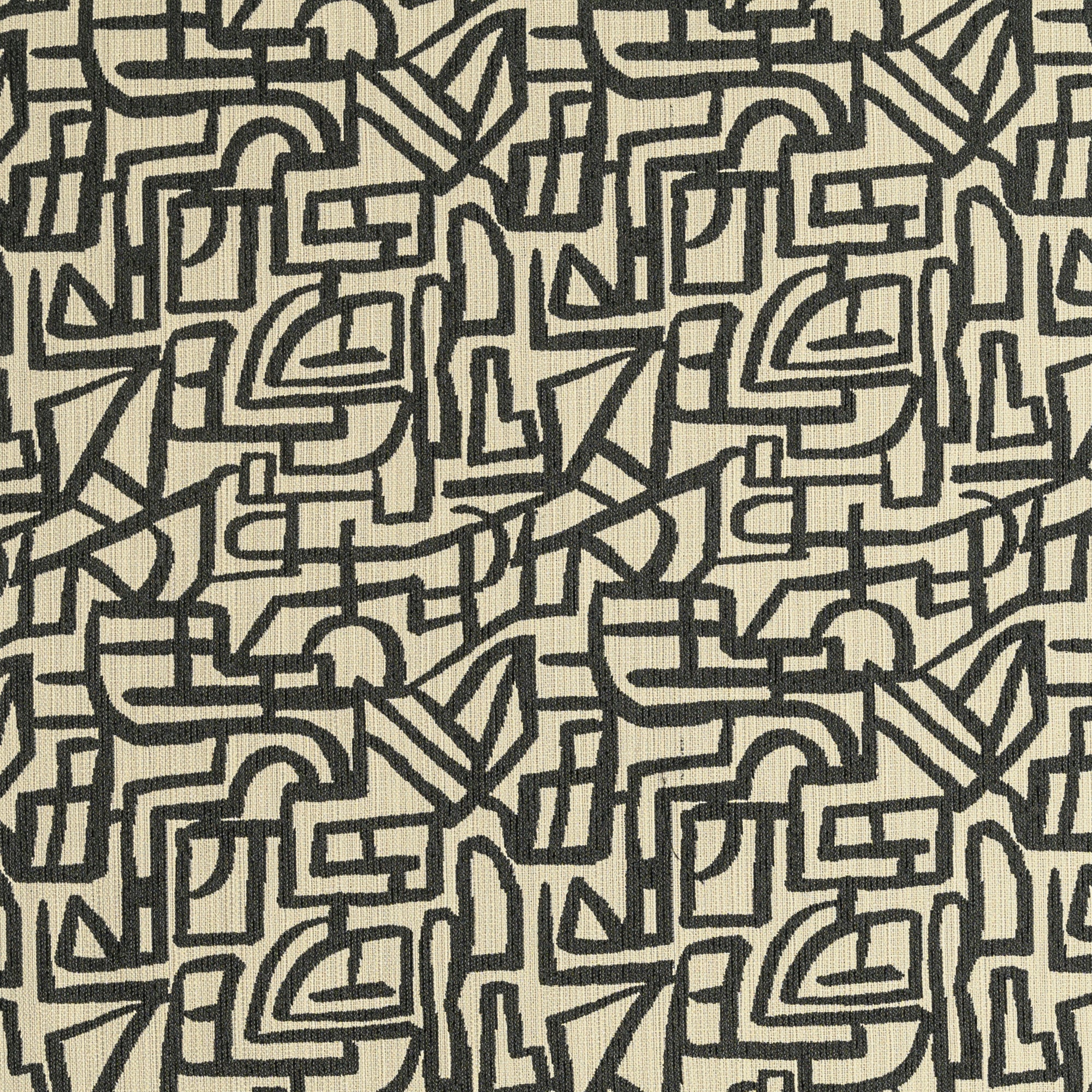 Home Decor Upholstery Fabric - Essentials Collection - Edgy - Black