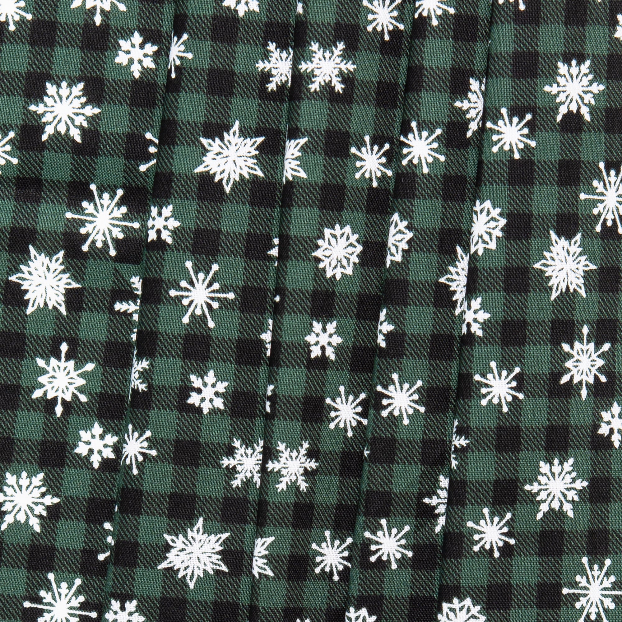 Home For The Holidays - Plaids / Snowflake - Green - Image 3