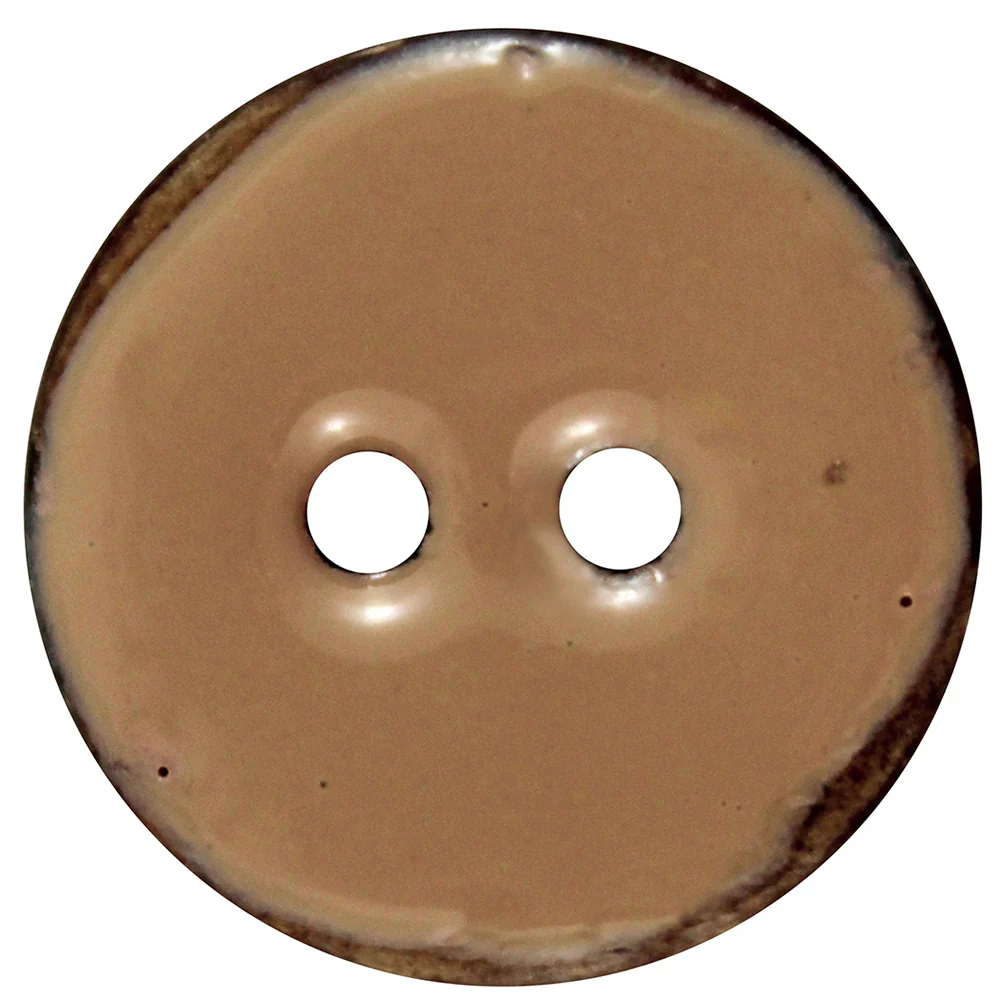 INSPIRE 2 Hole Button - Coconut - 18mm (¾") - 5pcs