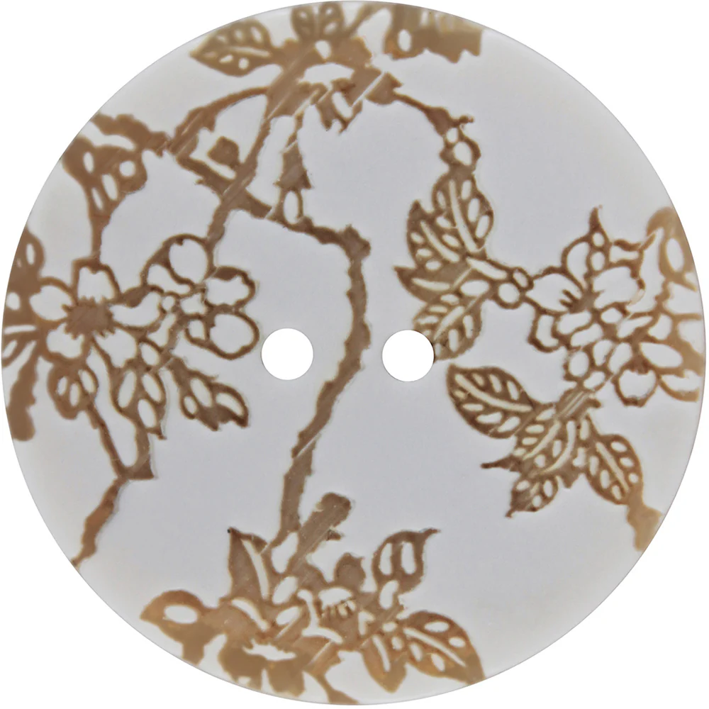 INSPIRE 2 Hole Button - Polyester - 28mm (1⅛") - 3pcs