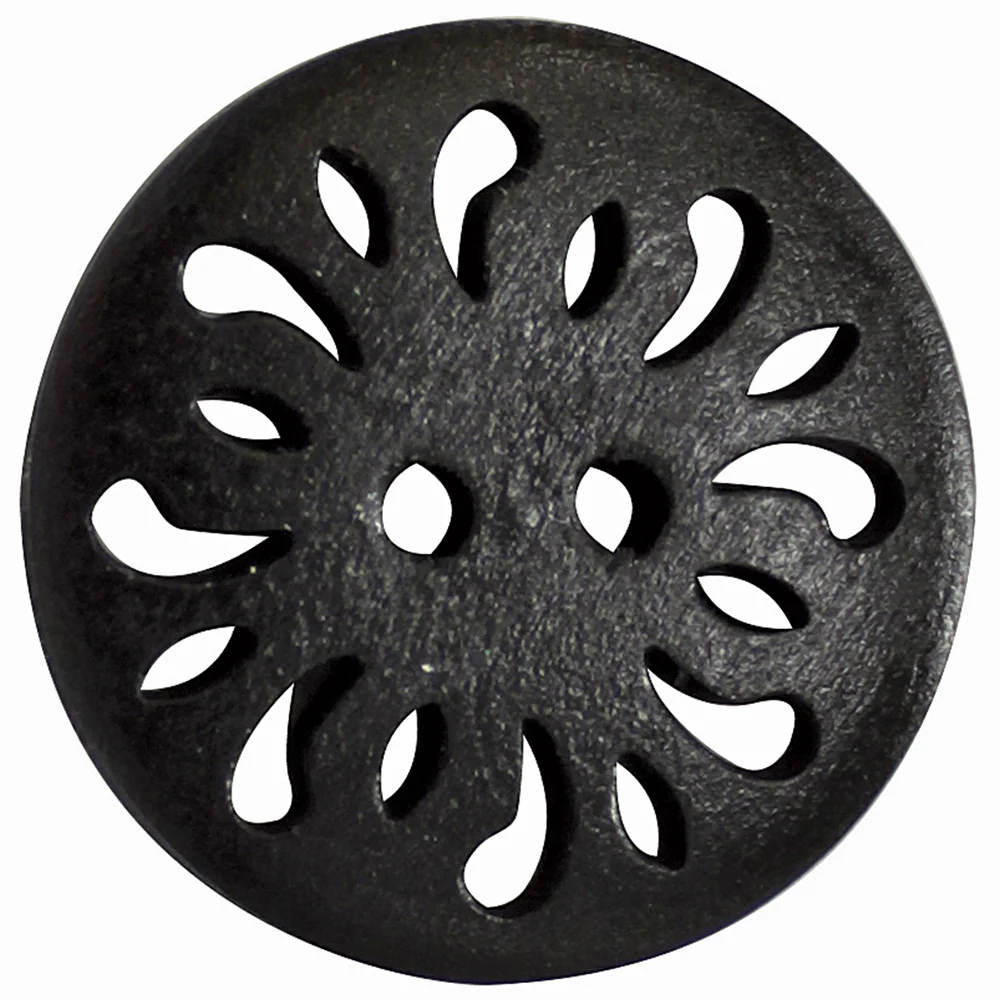 INSPIRE - 25mm (1") 2-Hole Btn, Black -4 pcs