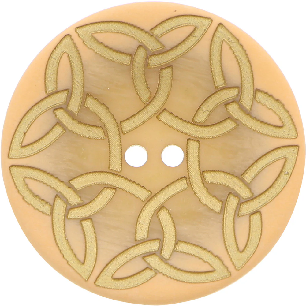 INSPIRE 2 Hole Button - 34mm (1⅜″) - Polyester -2 pcs