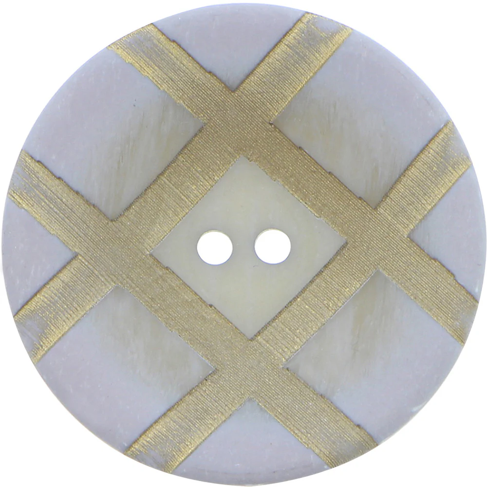 INSPIRE 2 Hole Button - 34mm (1⅜") - Polyester -2 pcs