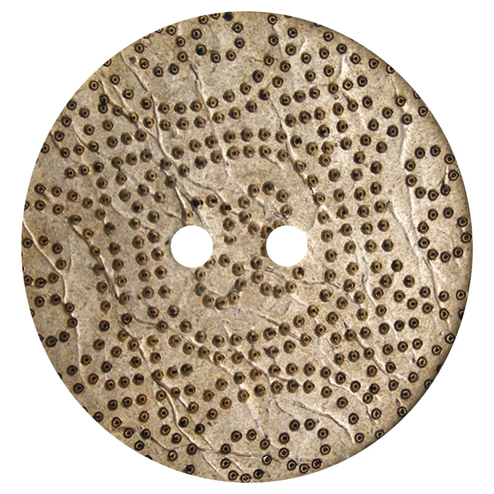 INSPIRE - 38mm (1½″) 2-Hole Button, Light Brown -2 pcs