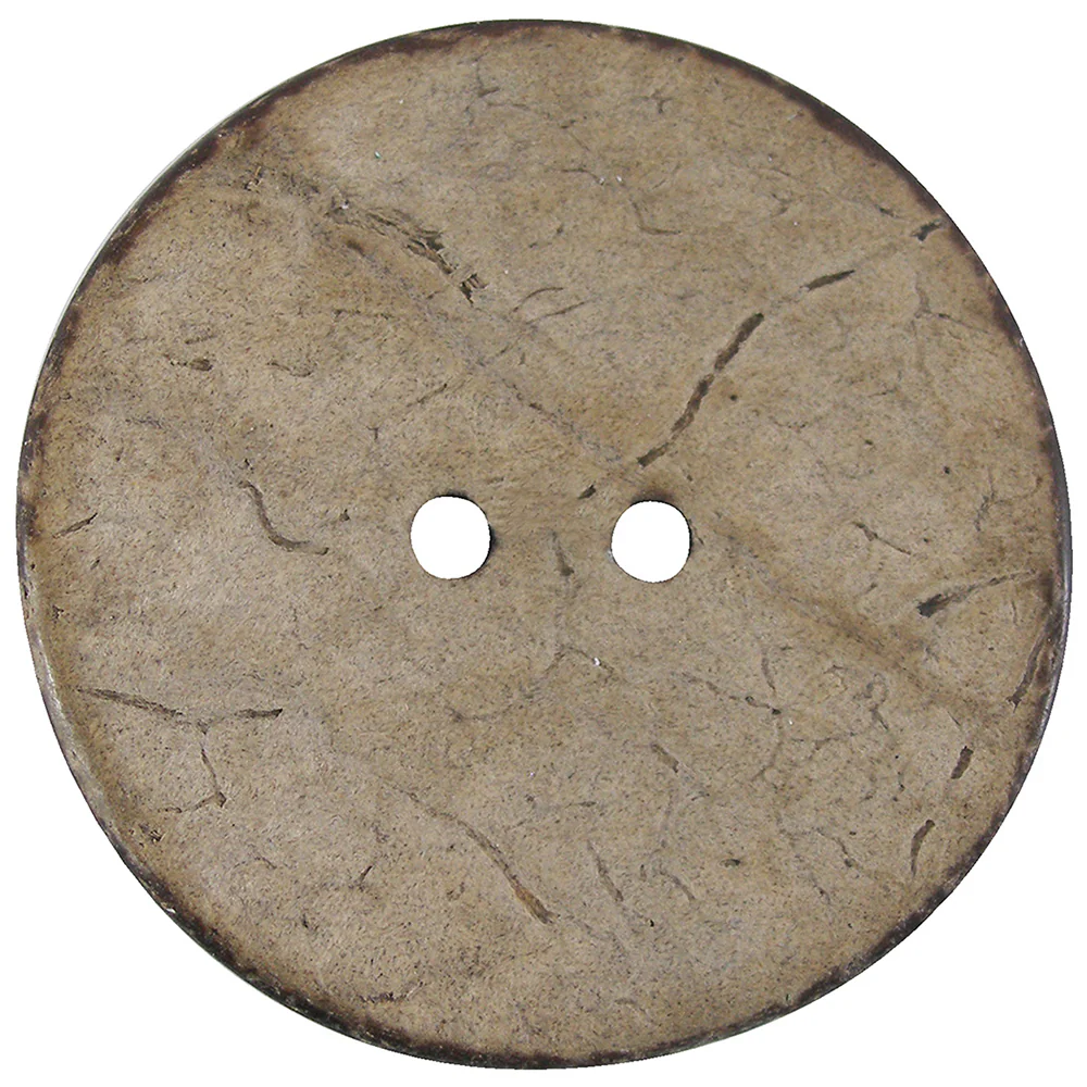 INSPIRE - 38mm (1½") 2-Hole Button, Light Brown -2 pcs