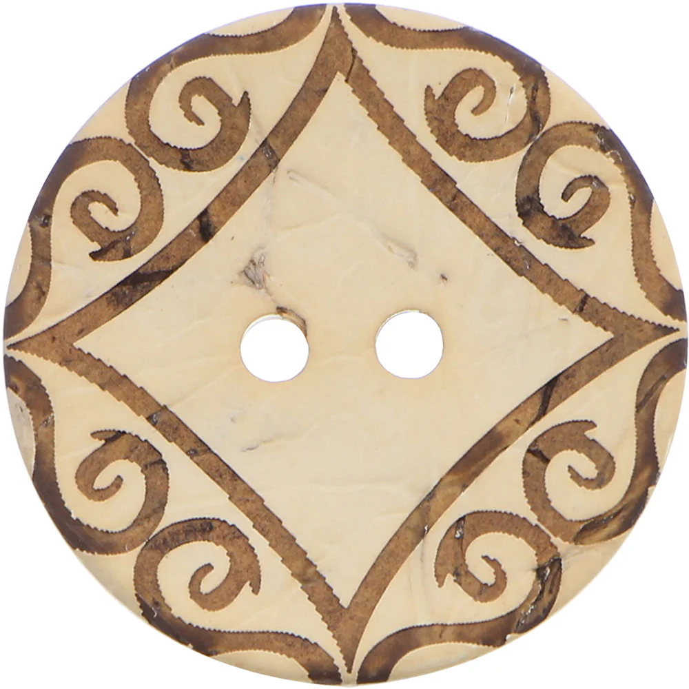 INSPIRE 2 Hole Button - 41mm (1⅝″) - Coconut -1 pcs