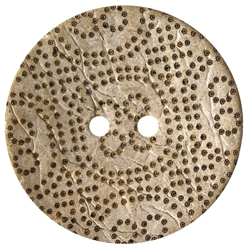 INSPIRE - 51mm (2") 2-Hole Button, Light Brown -1 pcs