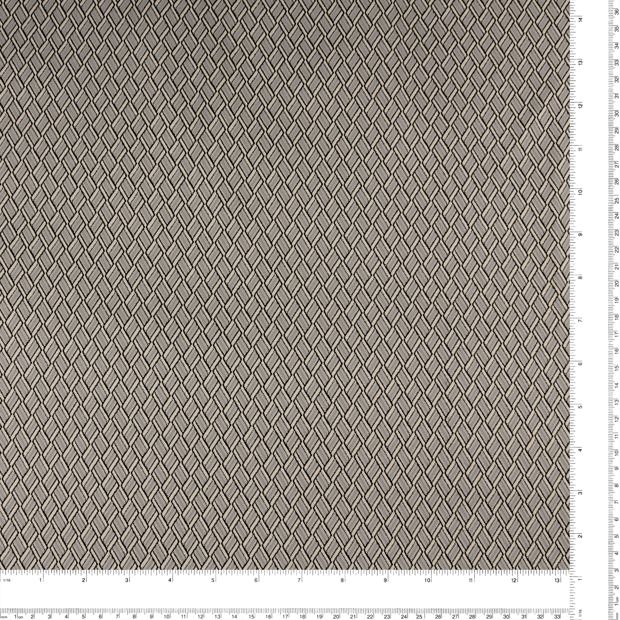 Jacquard Bengaline - MAIKE 016 - Grey - Image 3