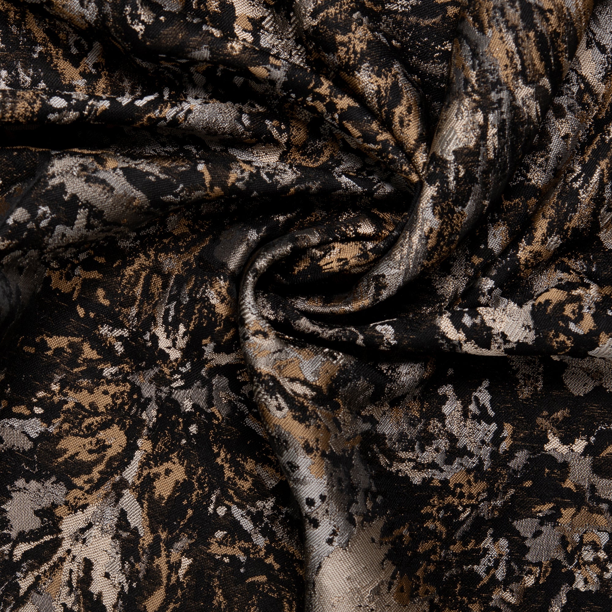 Telio Jacquard - CHIC - Abstract flower - Gold - Image 2