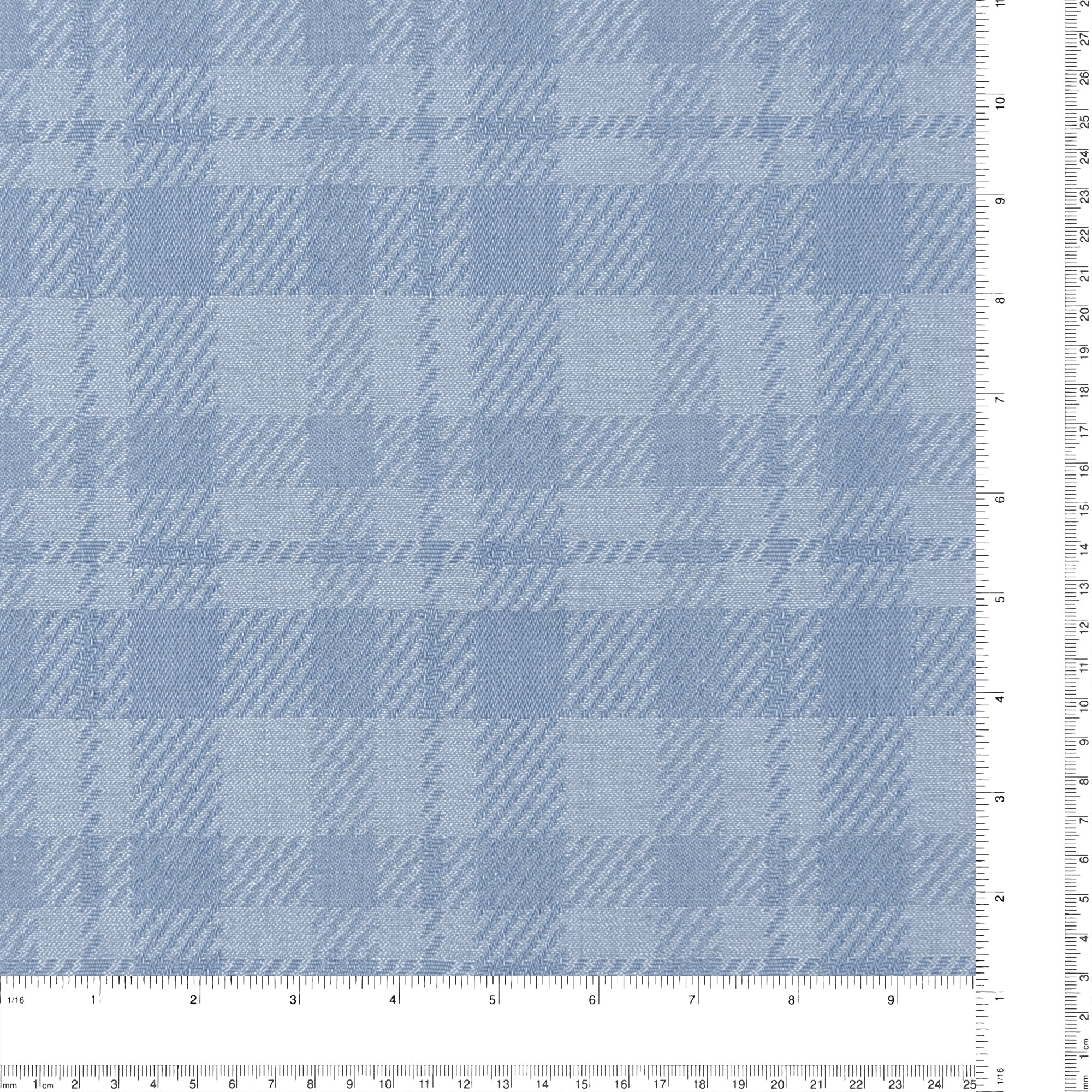 Jacquard Denim - INDIGO JUNCTION - 001 - Light blue - Image 3
