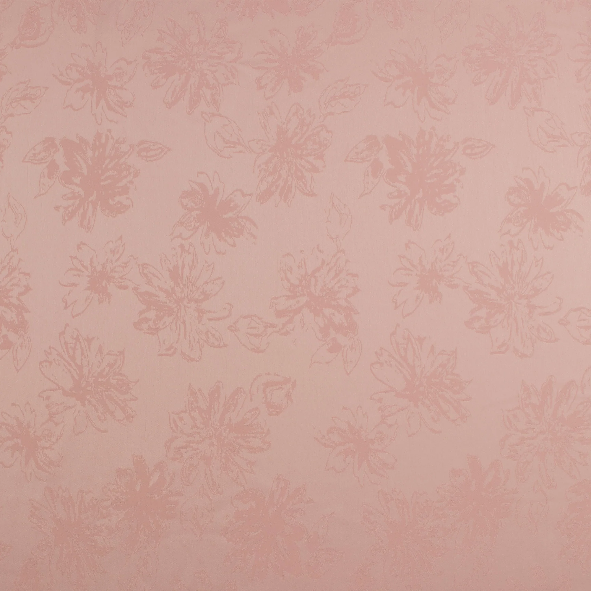 Jaquard flowers - LAURA - Blush