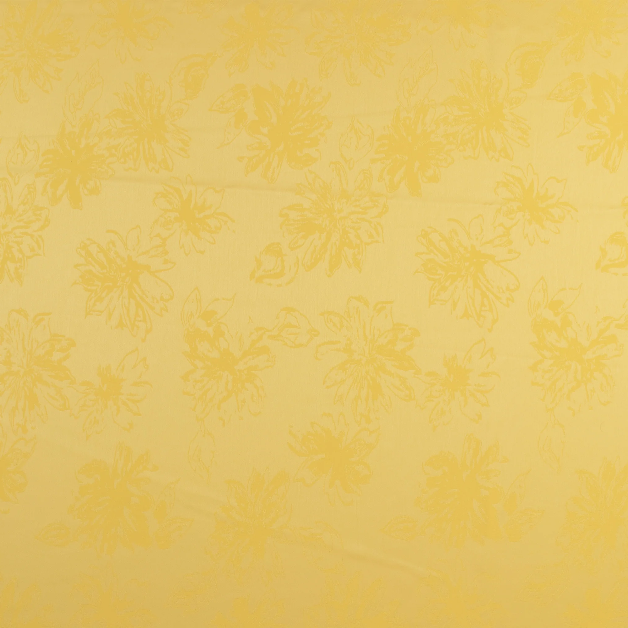 Jaquard flowers - LAURA - Sunshine