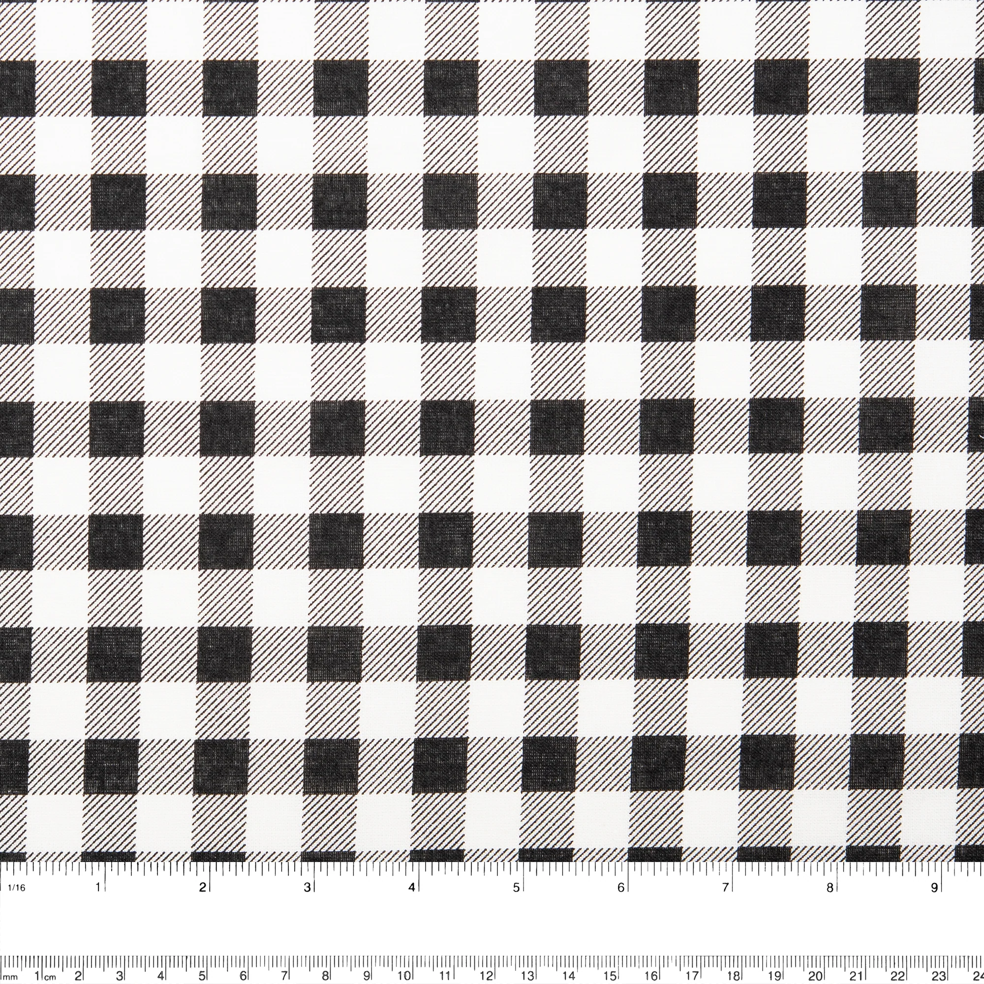 Just Basic 10 - Buffalo plaid 1/2'' - White - Image 2