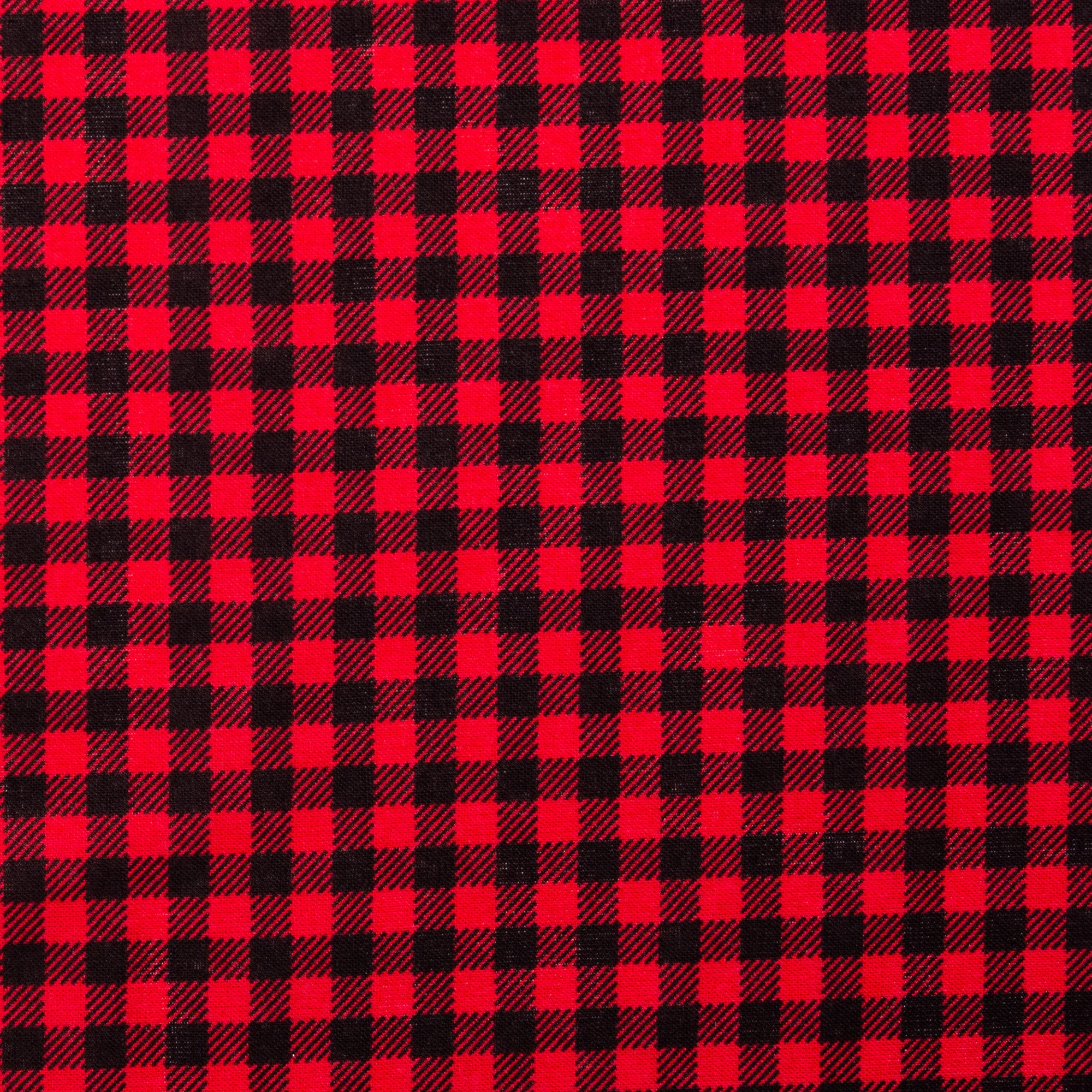 Just Basic 11 - Buffalo plaid 1/4'' - Red