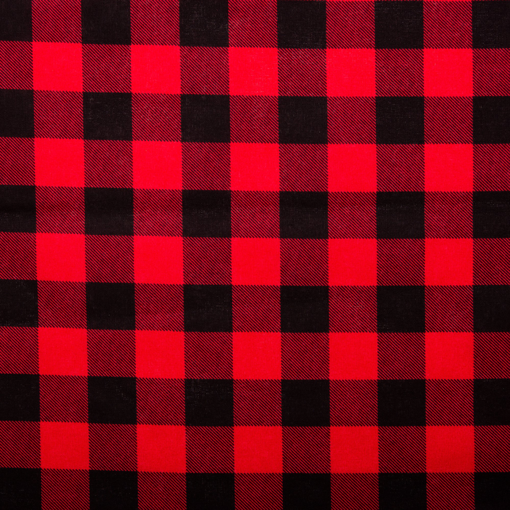 Just Basic 9 - Buffalo plaid 1'' - Red