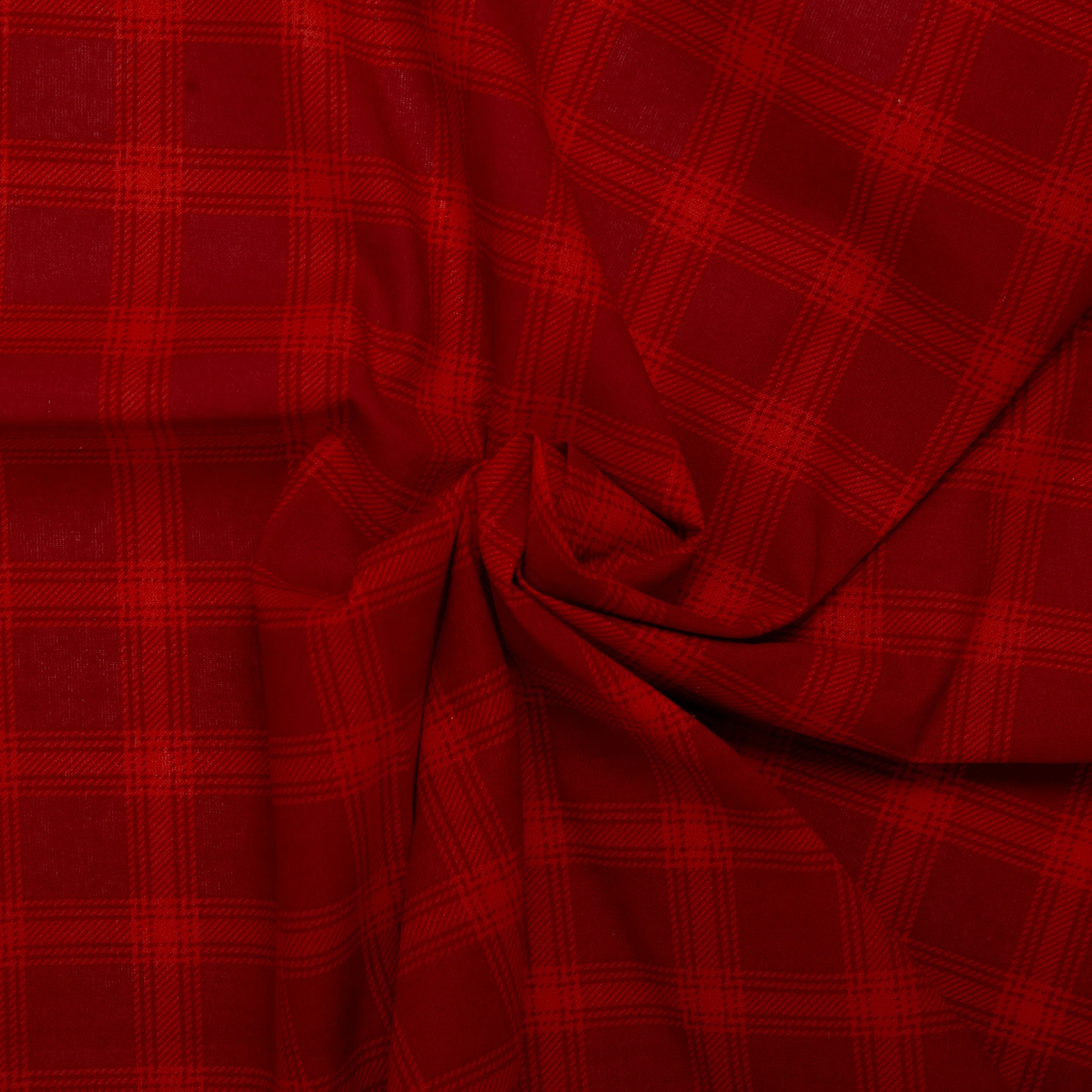 Just Basic Plaid - Carleton - Red - Image 2
