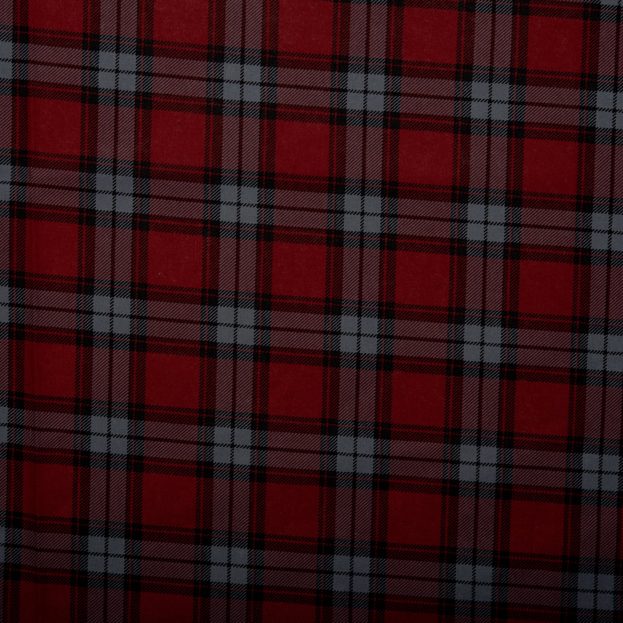 Just Basic Plaid - River park - Red