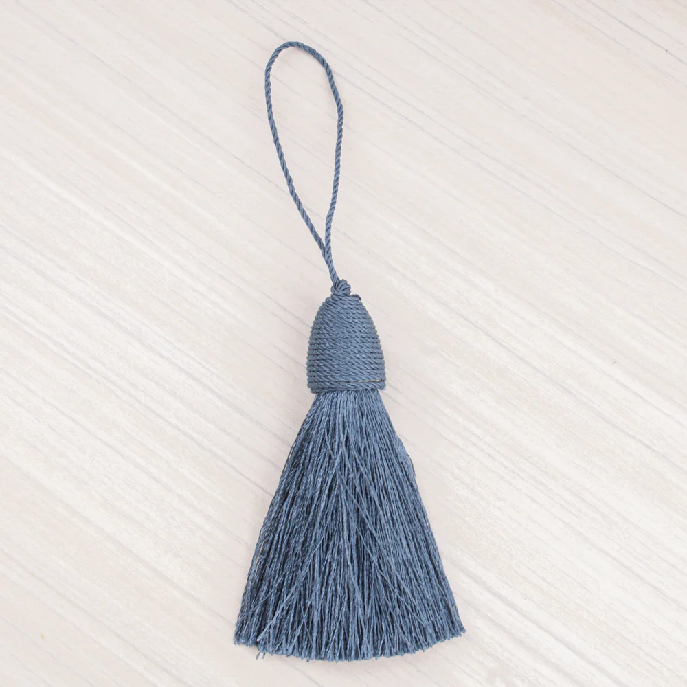 Key tassel 3 po (7,5 cm) Blue